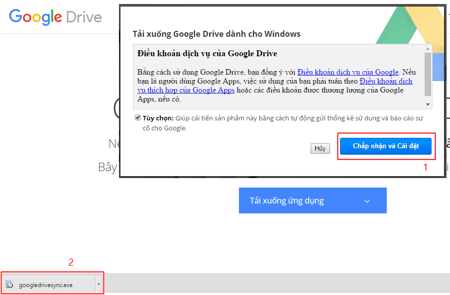 Hướng Dẫn Cài đặt ổ đĩa Ảo Google Drive Trên Máy Tính